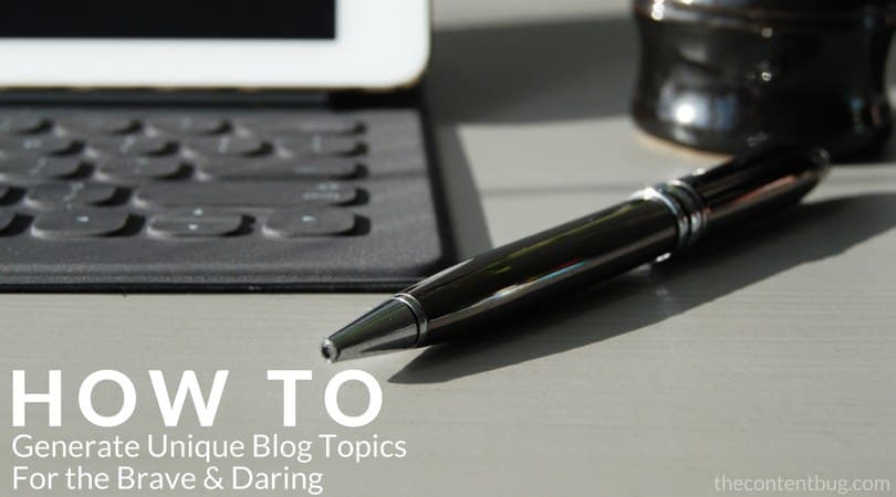 Struggling to find the right topic to write a blog post about? Learn 4 tips and tricks to help you create unique blog topics your audience will love!