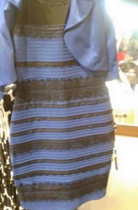 gold and white dress, viral content - The Content Bug