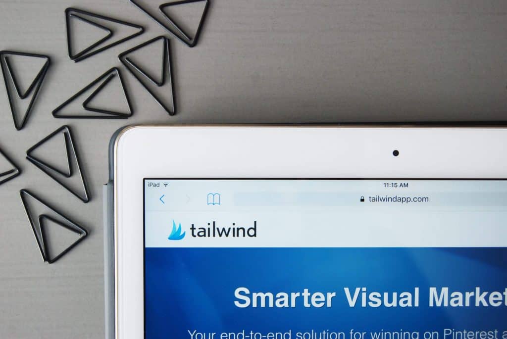 Tailwind app desk image - The Content Bug