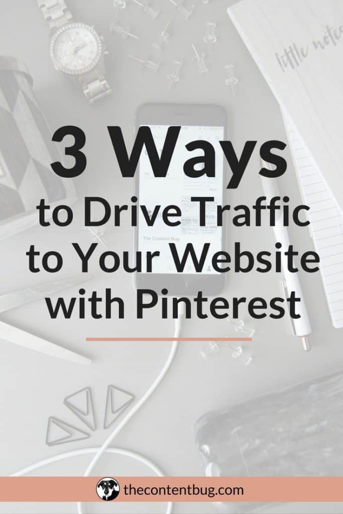 Use Pinterest to drive traffic to your website today! Here are 3 Pinterest tips to get you started on generating website traffic in no time. So what are you waiting for? Grow your website with Pinterest with this blog post!