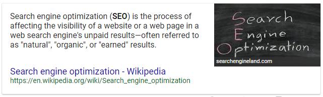 Definition of SEO