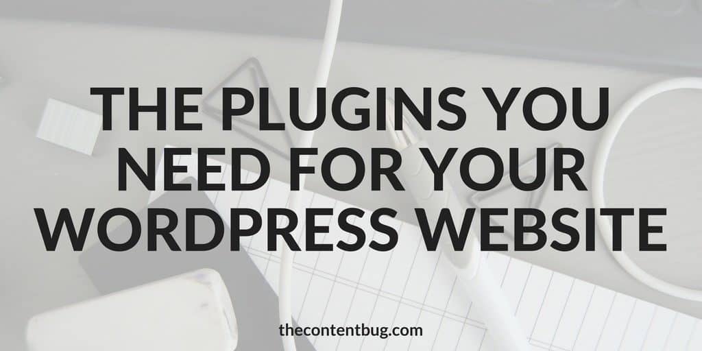 The Plugins You Need for Your WordPress Website | Have you heard of plugins before and are you using them properly?! It's time that you found out what plugins you need on your website. Plus we'll talk about other plugins that I use for WordPress.org, how many plugins you should have on your blog, and if you should perform software updates. This is some website basics that you need to know!