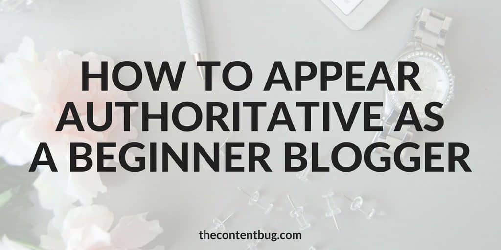 There are many challenges that come along with being a beginner blogger. But making yourself appear authoritative doesn't have to be one of them! Learn my very best tips on how you can present yourself as an expert in your niche even as a blogging beginner. For more tips on how to start a blog or grow your blog, visit TheContentBug.com.