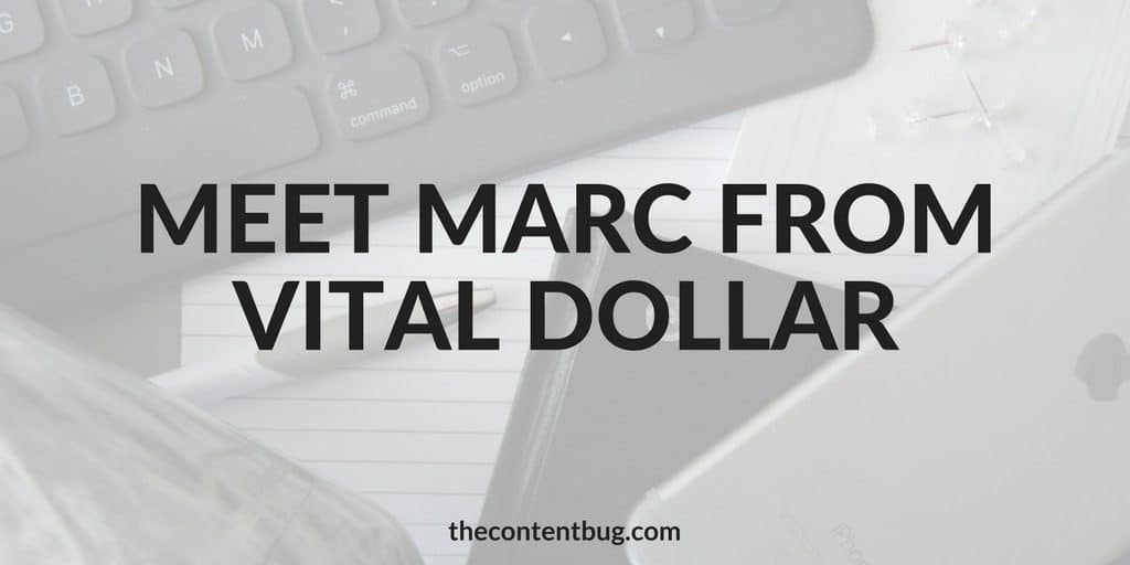 Today on the blog, I'm excited to share an exclusive interview with Marc from VitalDollar.com. With over 10+ years of experience in the digital marketing world owning several different websites and even selling his first website for a six-figure number, Marc has a lot of insight to share with online entrepreneurs. 
