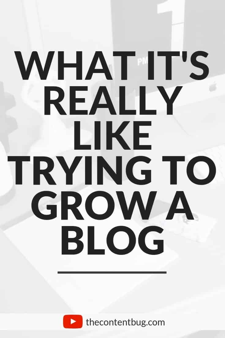 If you want to grow your blog fast or make money blogging quick, then you've got a rude wakeup call ahead of you. Here's the cold hard truth: growing a blog isn't easy. You won't become a successful blogger overnight. And if you want to make a lot of money blogging, then you probably won't get there for several years. Today I felt compelled to share my struggle with growing a blog as told by a full-time blogger. #bloggingsecrets | make money blogging | monetize your blog