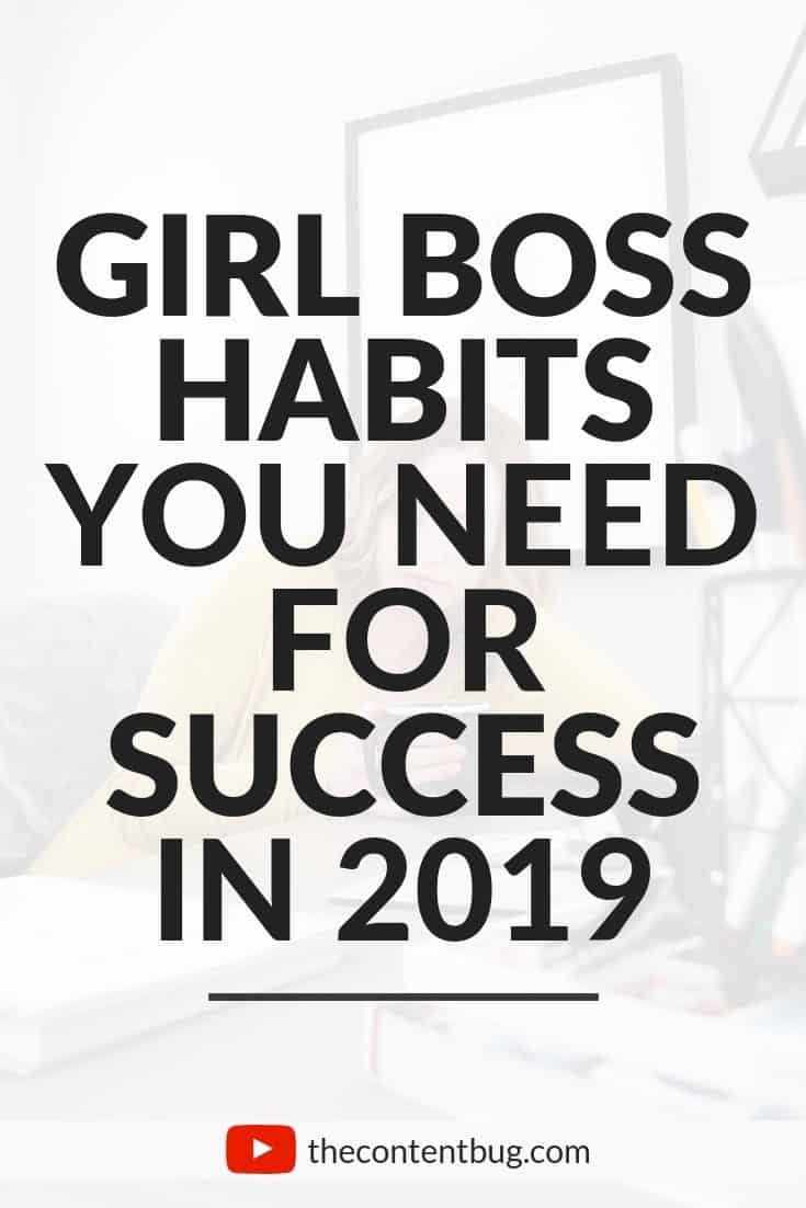 So you want to be successful? You want to grow your blog or your business but you can't seem to do it? Well, let's talk about your habits. All of us have some good and some bad habits. But have you worked on developing girl boss habits that will lead you to success? Here are some habits for success that you need to start this year! | habit building | form better habits | habits of successful people | success habits #girlboss #habits #personaldevelopment #bossbabe #bosslady