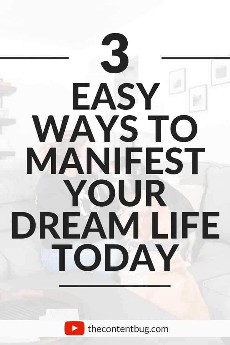Manifesting can be an extremely powerful tool to help you achieve your goals and reach your dreams. But how do you start manifesting your dream life? Well, it doesn't have to be that complicated. If you are new to manifestation and if you want to get started today, then there are 3 ways to manifest that you need to know about. | law of attraction | how to manifest | what is manifesting | manifesting for beginners | manifesting money | manifest quickly | manifest money fast