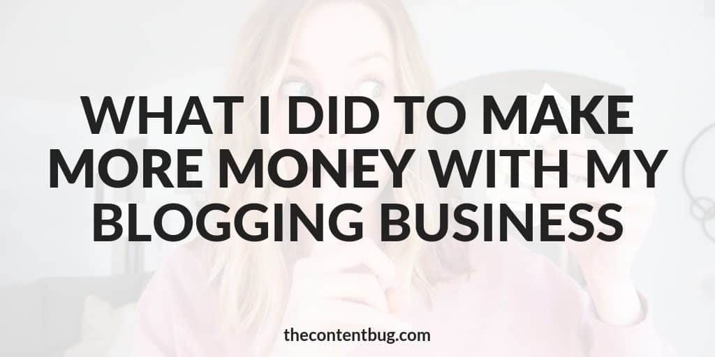 make more money with my blog
