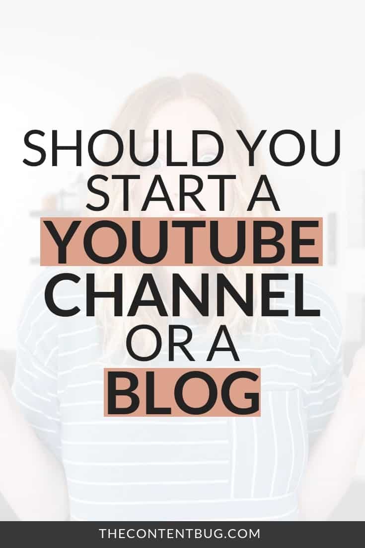 YouTube vs blogging: what platform is right for you?! Today I want to dive into whether you should start a YouTube channel or a blog and talk about the difference between being a blogger and a YouTuber. Learn what platform you should get started on with this video. #youtube #youtuber #blogging #blogger