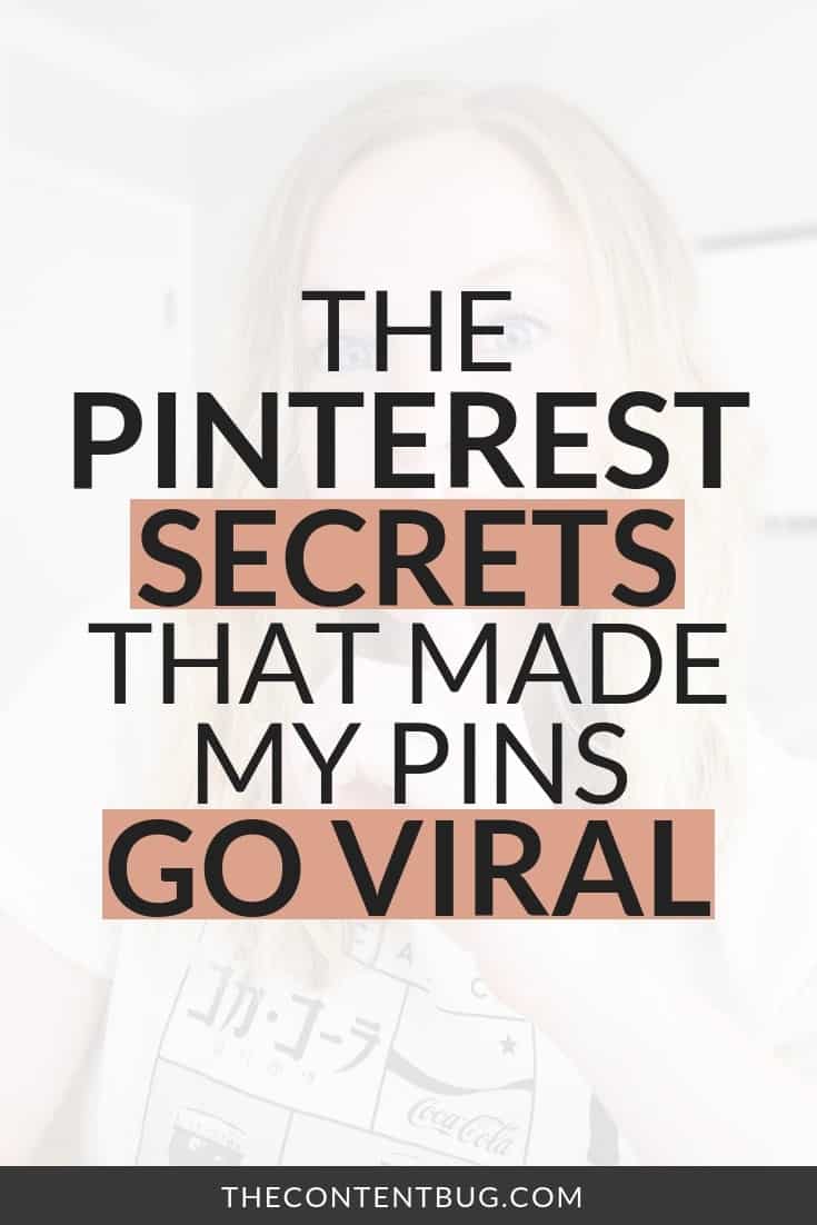 Want to learn how to go viral on Pinterest, get more traffic to your blog, or just grow on Pinterest? Well, today I want to share the Pinterest secrets that helped 3 of my pins go viral. Learn the exact Pinterest strategy I used that has proven results, how you can create blog posts for pageviews, and drive more traffic to your website helping you to create a successful blog. #Pinterest | Pinterest tips for beginners