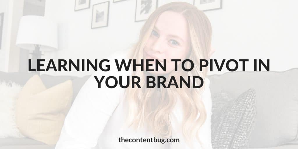 Pivot In Your Brand